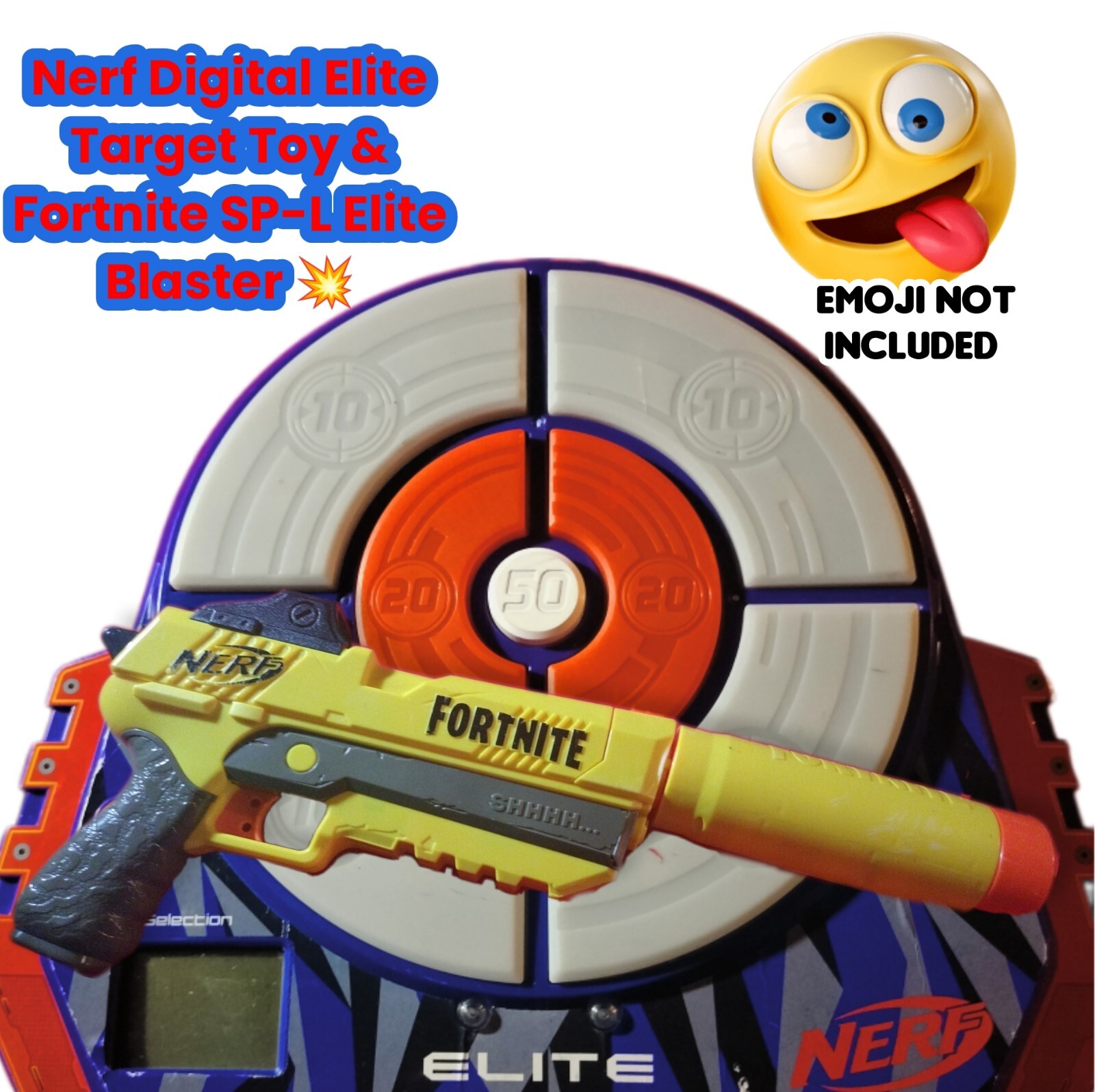 NERF Target Game, Fortnite Sharpfire Elite, Foam Ammo - photo 2