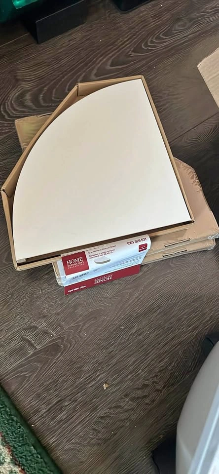 Home Decorators Collection 12" Slimline Corner Shelves - Set of