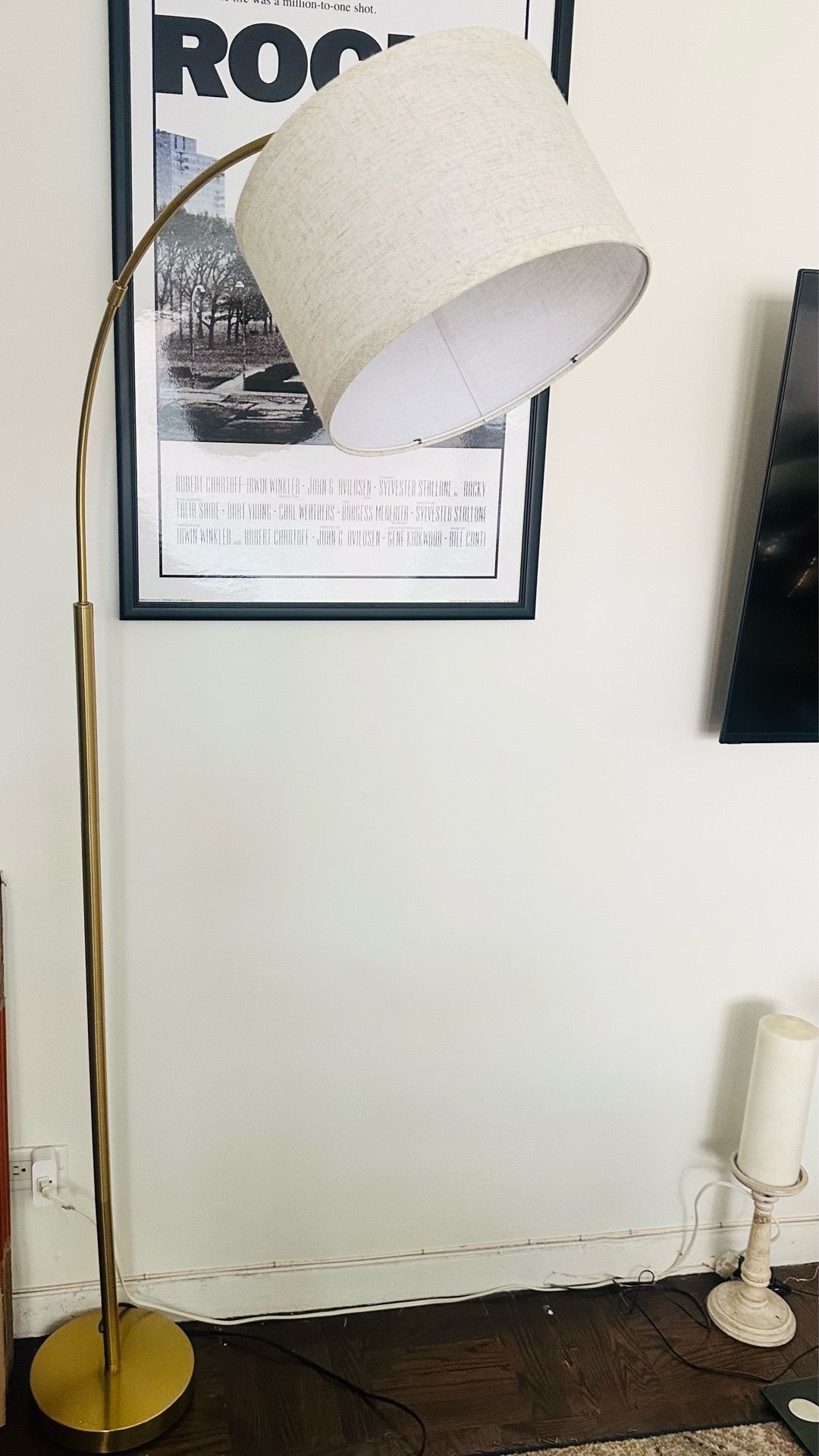Floor Lamp - White/Gold - 3 Colors