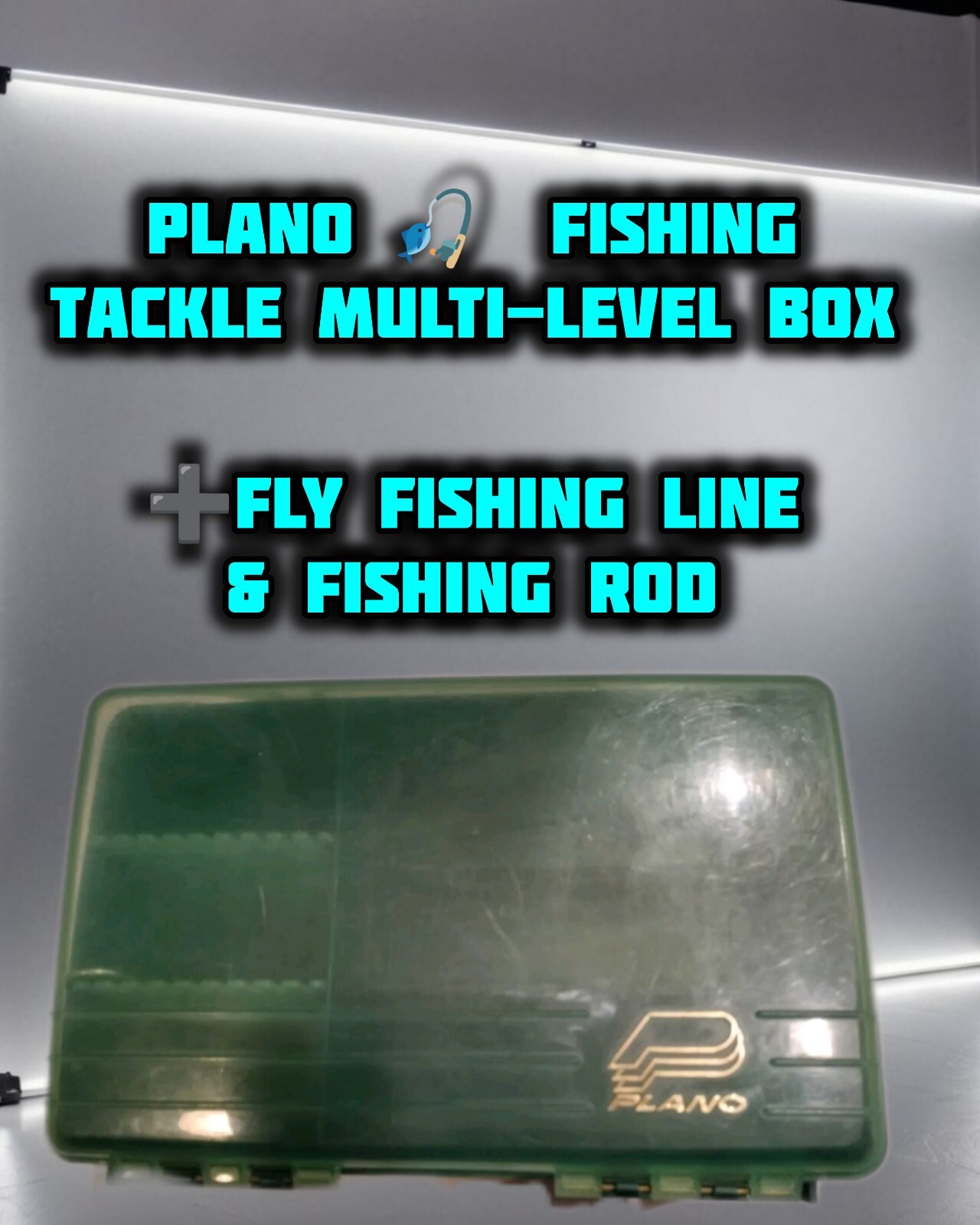 Plano Tackle Box w/ Clear Top, Trays, Pouches, Cases