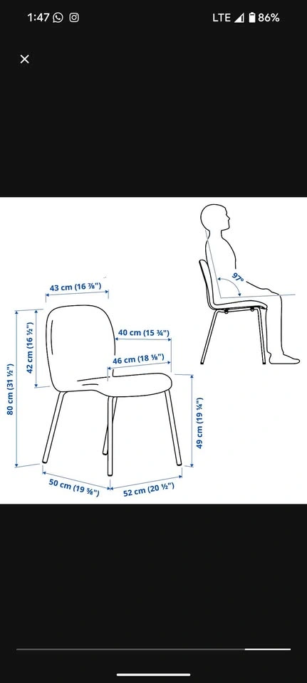 Karlpetter Ikea Dining Chairs (Set of 4) - photo 2