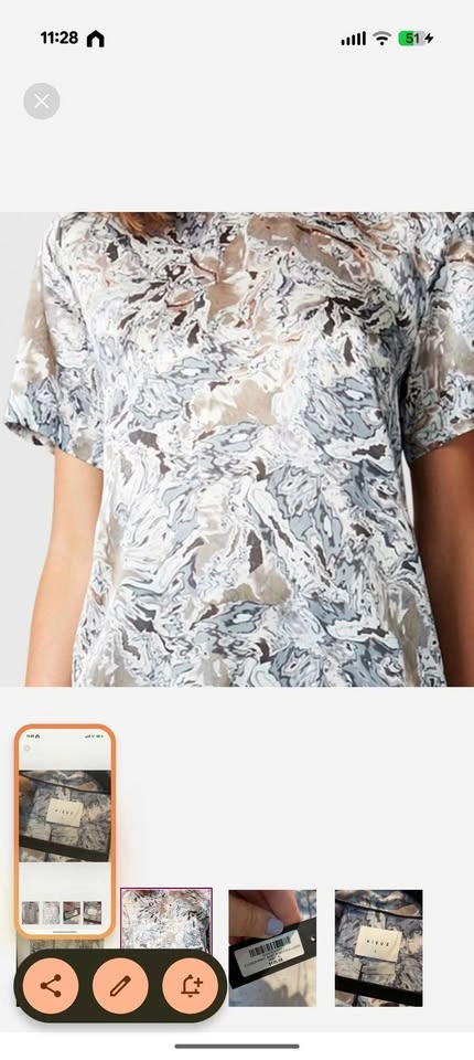Nique Illusion Print Short Sleeve Men's Button Up Shirt - photo 4
