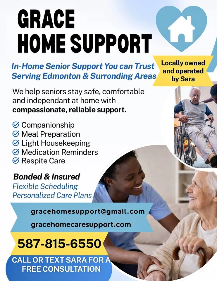Grace Home Support - In-Home Senior Care Edmonton