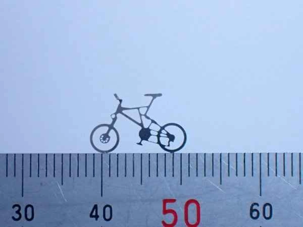 Mini Japanese N-gauge Bicycle Parking Set (10 units) - photo 2