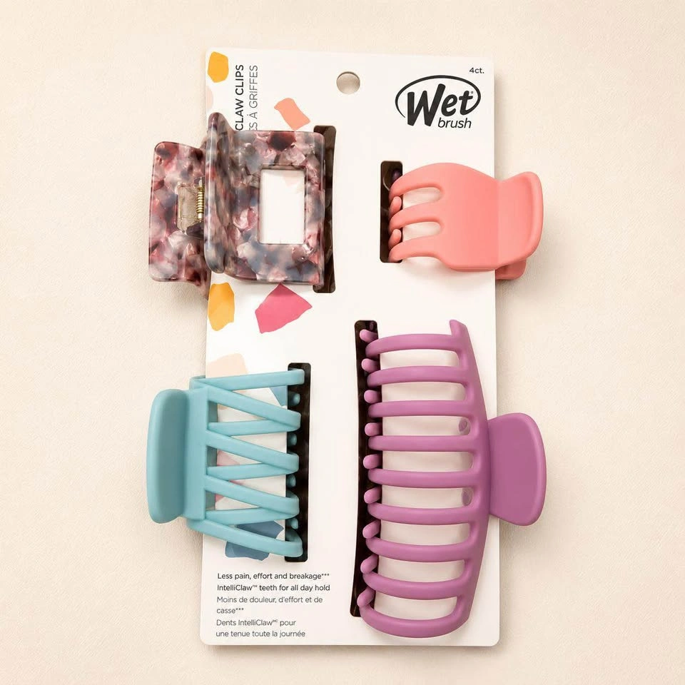 Wet Brush Claw Clips - Strong Hold Hair Accessories