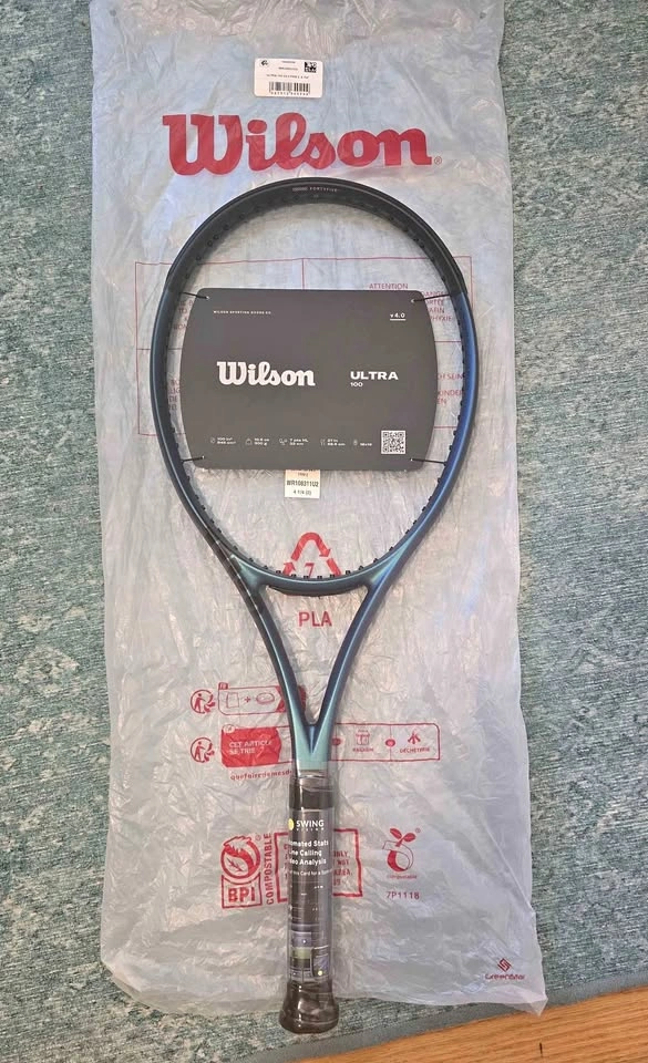 New Wilson Ultra 100 V4 Tennis Racquet