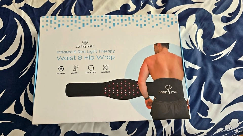 CARING MILL Infrared and Red Light Therapy Waist/Hip Wrap