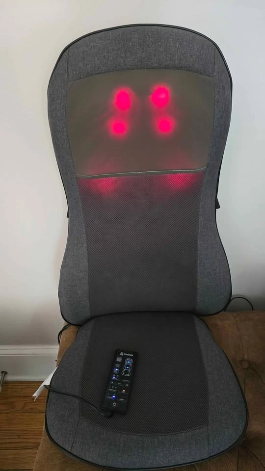Comfier Shiatsu Back Massager With Heat - 10 Nodes - photo 2
