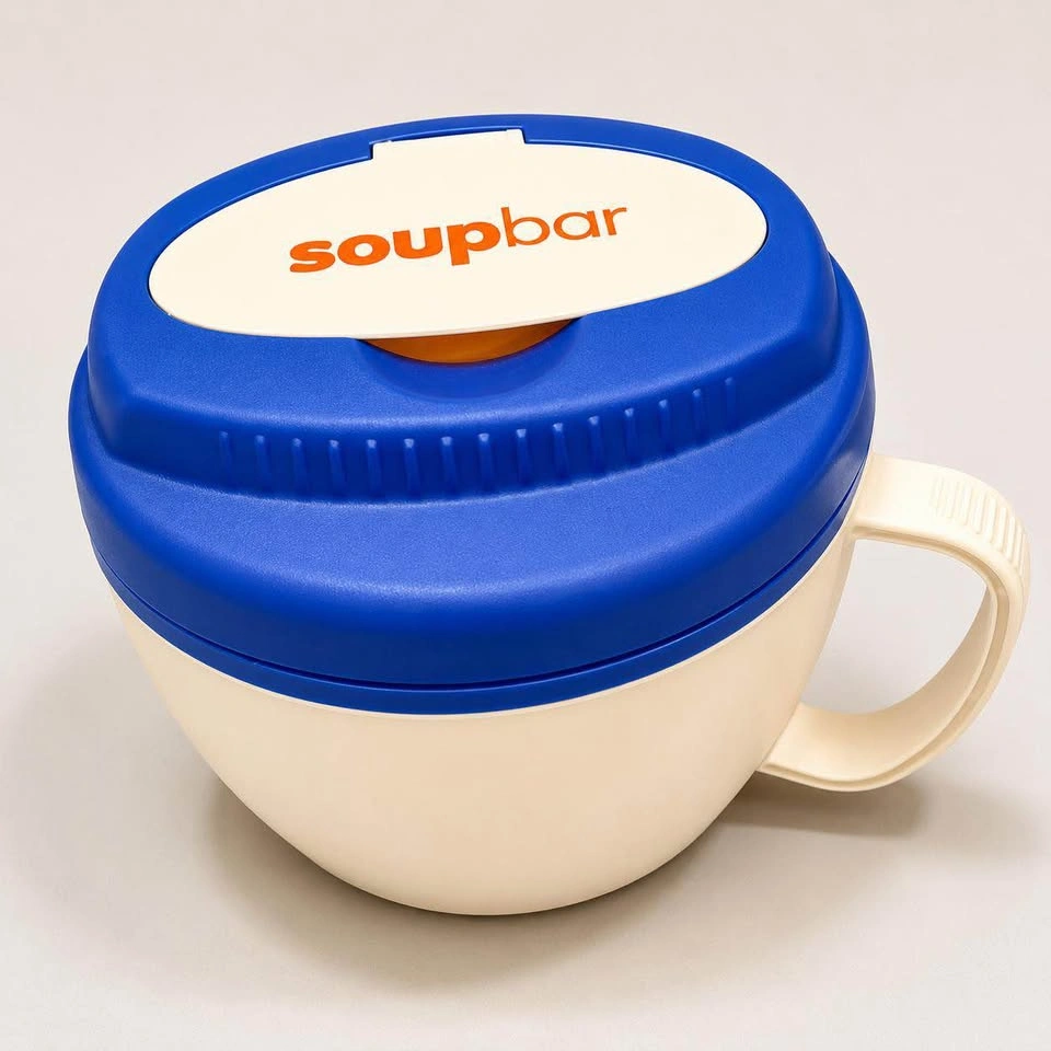 Soup To Go Bowl – Portable Hot Food Container with Lid - photo 2