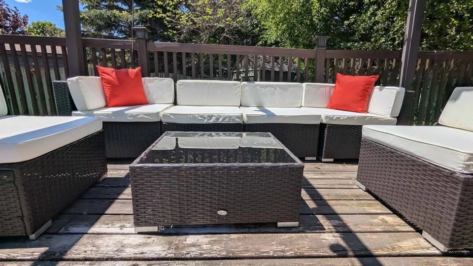 Outsunny 7-Piece Modular Patio Set - Excellent Condition! - photo 2