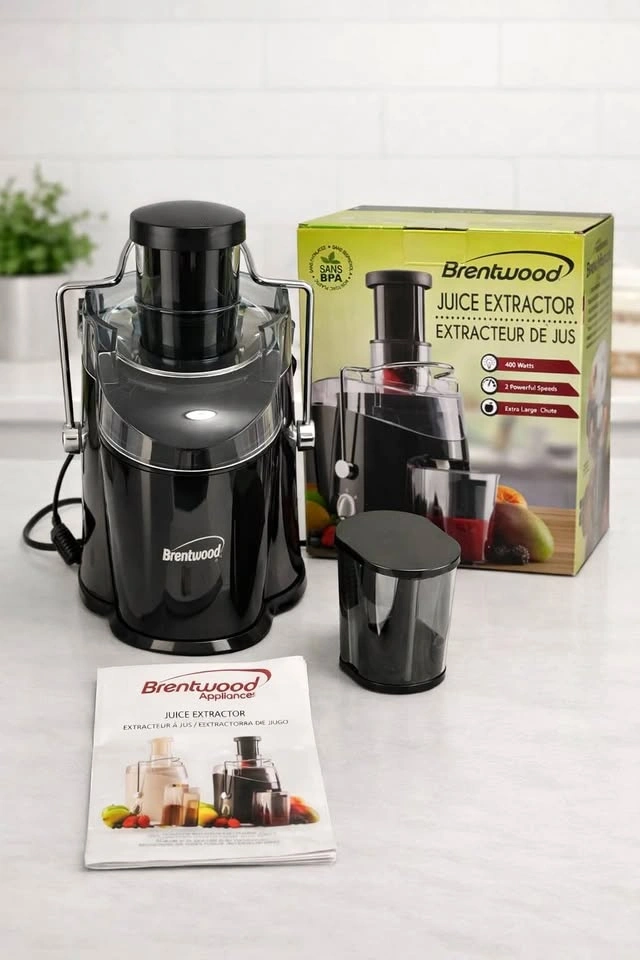 Brentwood Juice Extractor - 400W Juicer Machine
