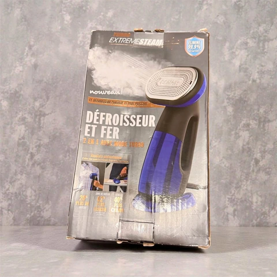 Conair ExtremeSteam Handheld Garment Steamer & Iron 2-in-1