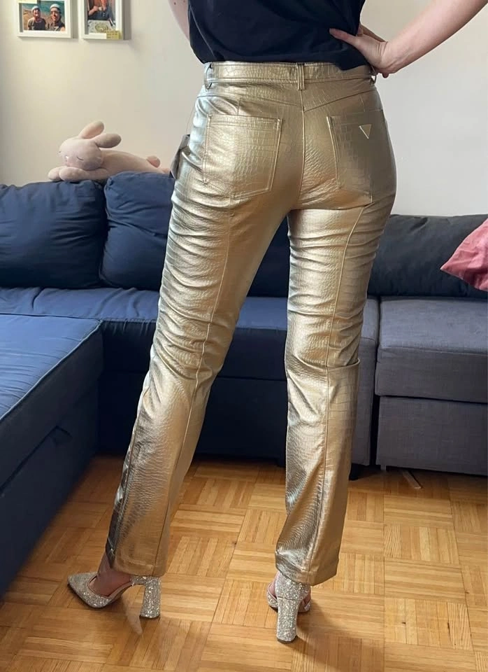 Guess Metallic Pants Size M BNWT - photo 3