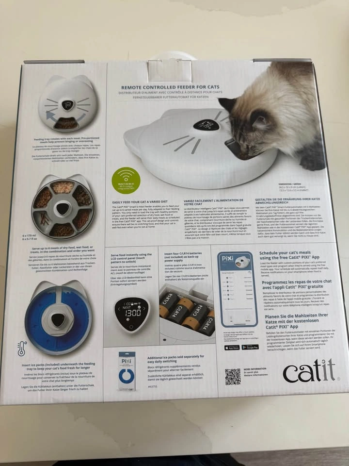 Catit Pixi Smart 6-Meal Automatic Cat Feeder - photo 2