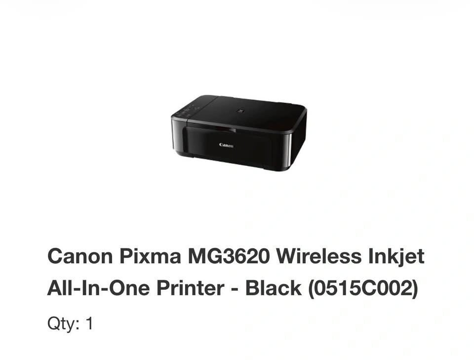 Canon PIXMA MG3620 Wireless All-In-One Printer - photo 2