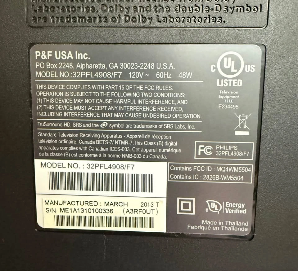 Philips 32" LED TV with Roku - photo 2