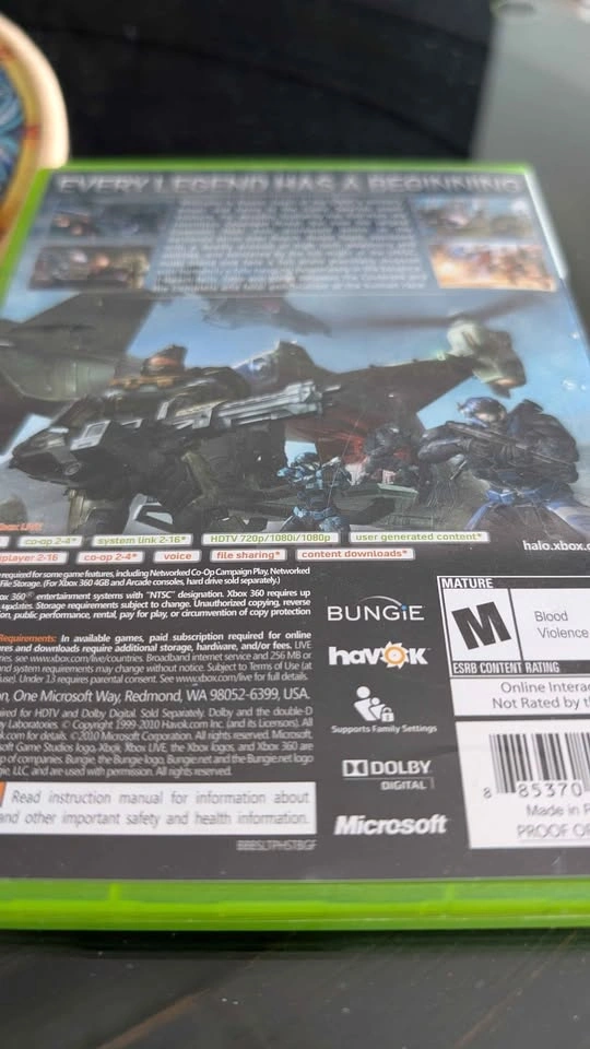 Halo: Reach (Xbox 360) - Physical Disc - Backwards Compatible - photo 4