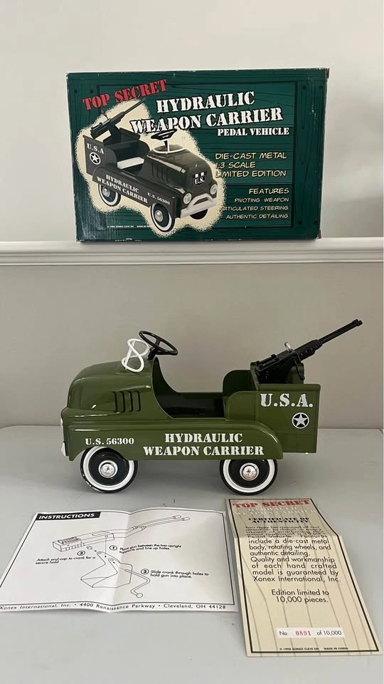 XONEX Top Secret Weapon Carrier Pedal Vehicle 1:3 Scale Limited - photo 2
