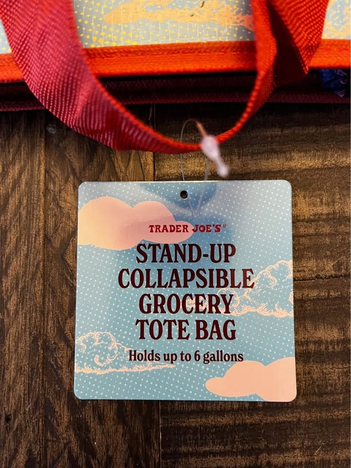 Trader Joe's Stand Up Collapsible Grocery Tote Bag (2-Pack) - photo 2