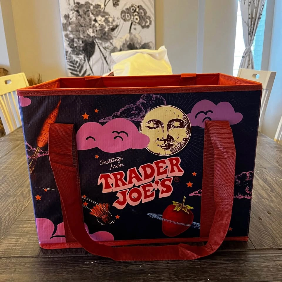Trader Joe's Stand Up Collapsible Grocery Tote Bag (2-Pack) - photo 4