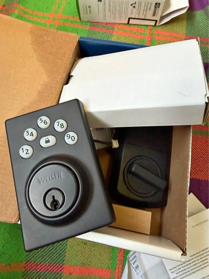 Weiser Elements Matte Black Keyless Lock