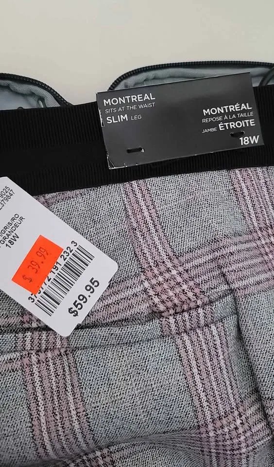 NEW Women's Le Chateau Dress Pants Size 18W image indicator(4)