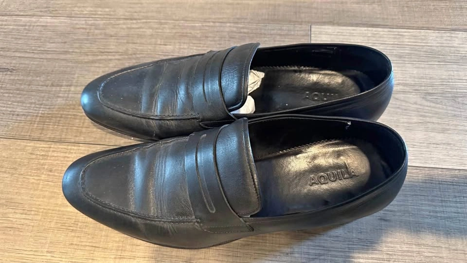 Aquila Men’s Black Dress shoes | like new
