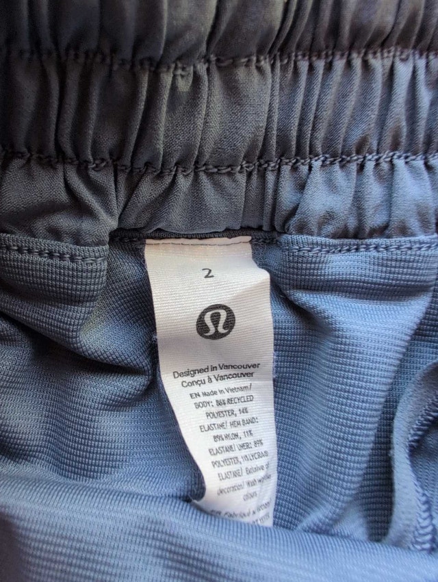 Lululemon Athletic Shorts Size 2 Blue - photo 2