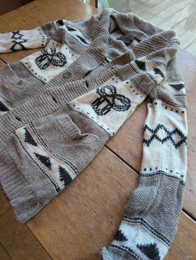 TNA Lambswool Cardigan Medium Womens - photo 4
