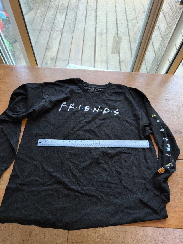 Friends Long Sleeve Shirt Black XL