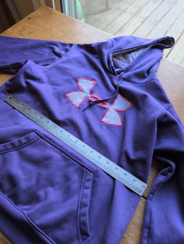 Under Armour Hoodie Woman's Large Purple - photo 3