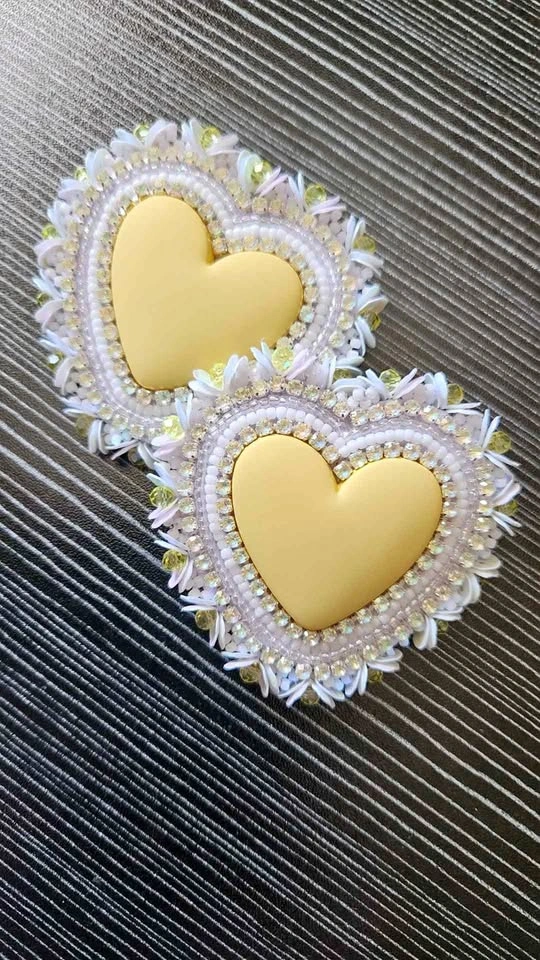 Indigenous made beaded earrings