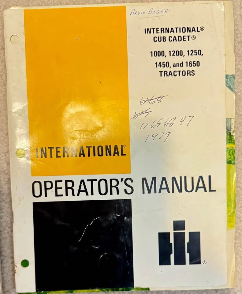 Vintage Farm Tractor Equipment Manuals Lot - photo 5
