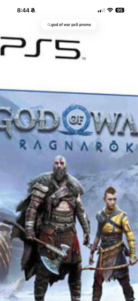 God Of War Ragnarok PSN PS5 game voucher