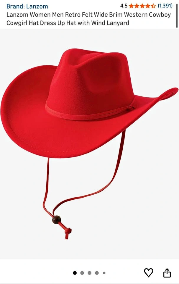 Cow girl hat