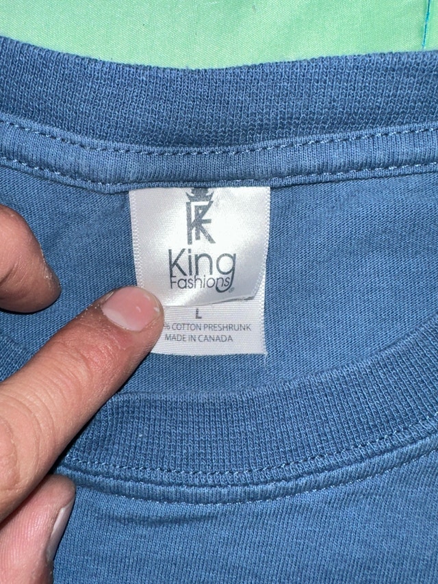 Graphic T Shirt Size Large Blue Retirement Humour - photo 3