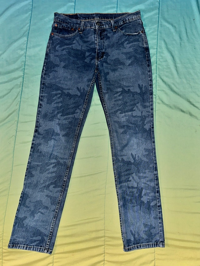 Levi’s Slim Fit Camo Print Jeans - 33x32 - photo 2