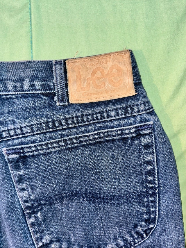 Vintage Lee Genuine Jeans High Rise Straight Leg Pants Size 34 - photo 3