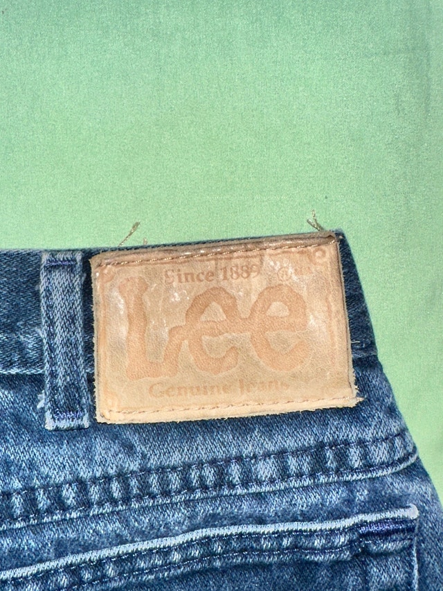 Vintage Lee Genuine Jeans High Rise Straight Leg Pants Size 34 - photo 4