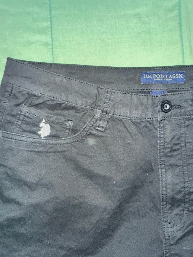 U.S. Polo Assn Men's Black Shorts Size 34 - photo 3