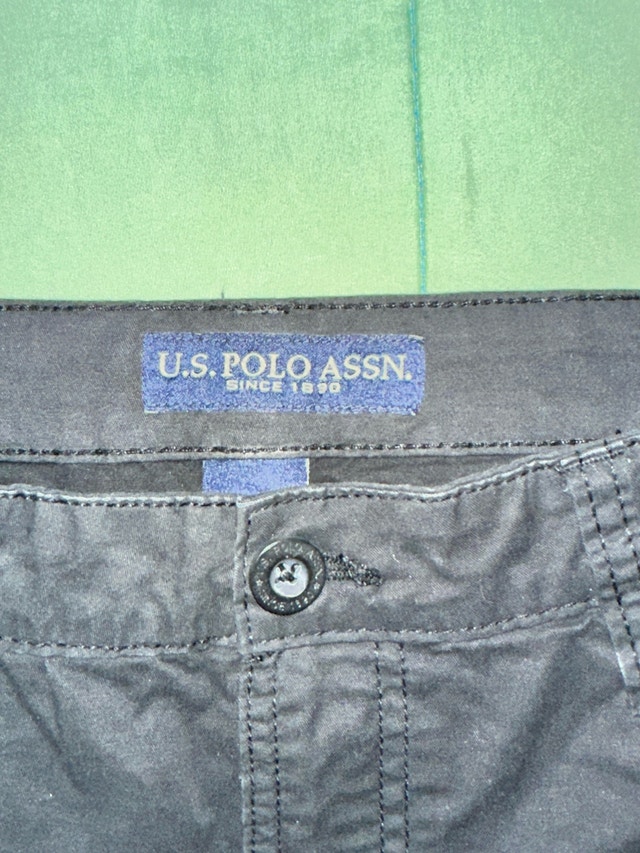 U.S. Polo Assn Men's Black Shorts Size 34 - photo 4