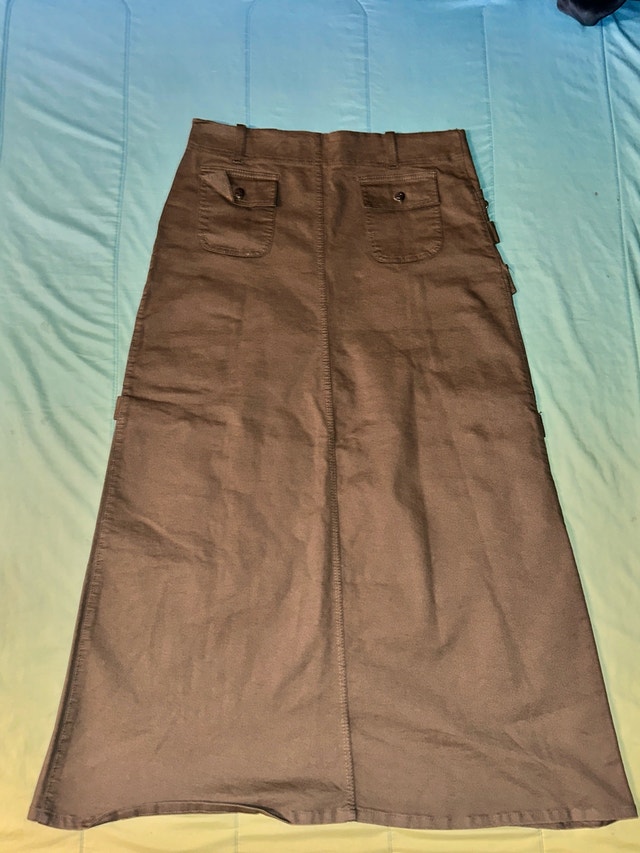 RT green utility cargo maxi skirt size L-XL - photo 4