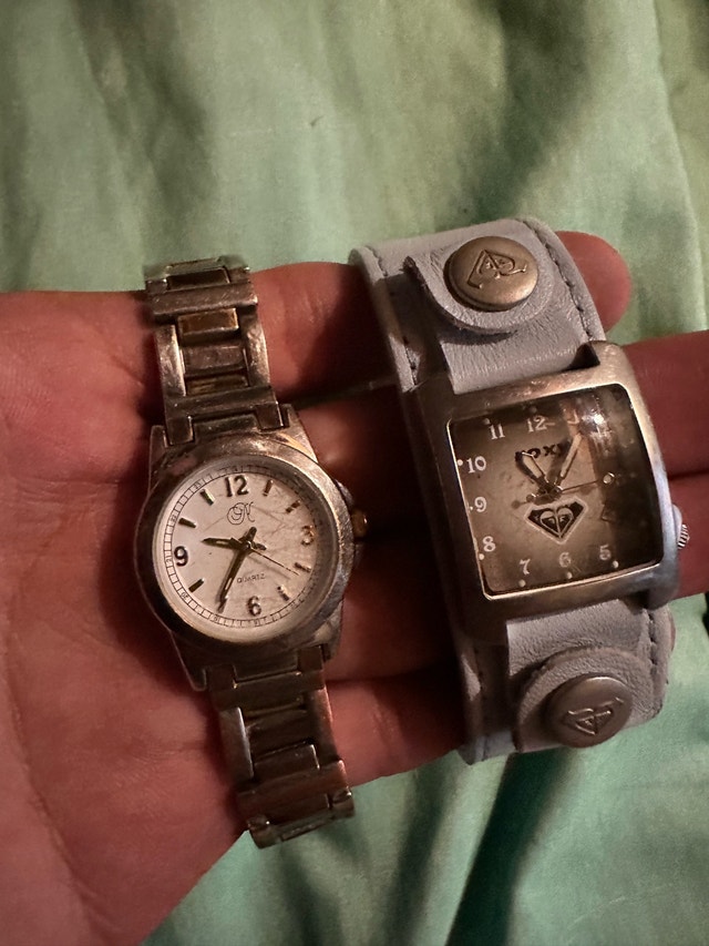 Two women's watches - $5 each