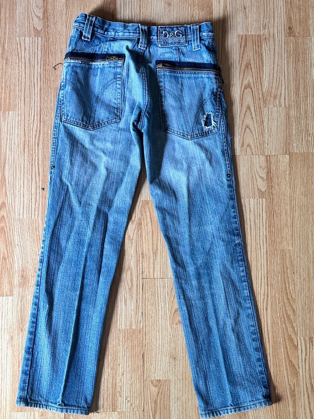 D&G Dolce & Gabbana Women's Distressed Denim Jeans - photo 2