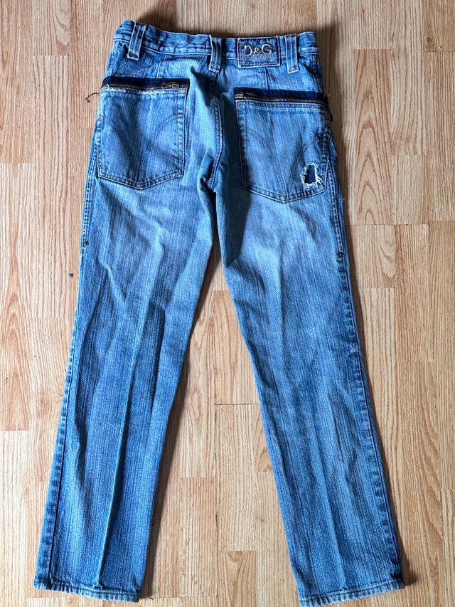 D&G Dolce & Gabbana Women's Distressed Denim Jeans - photo 3