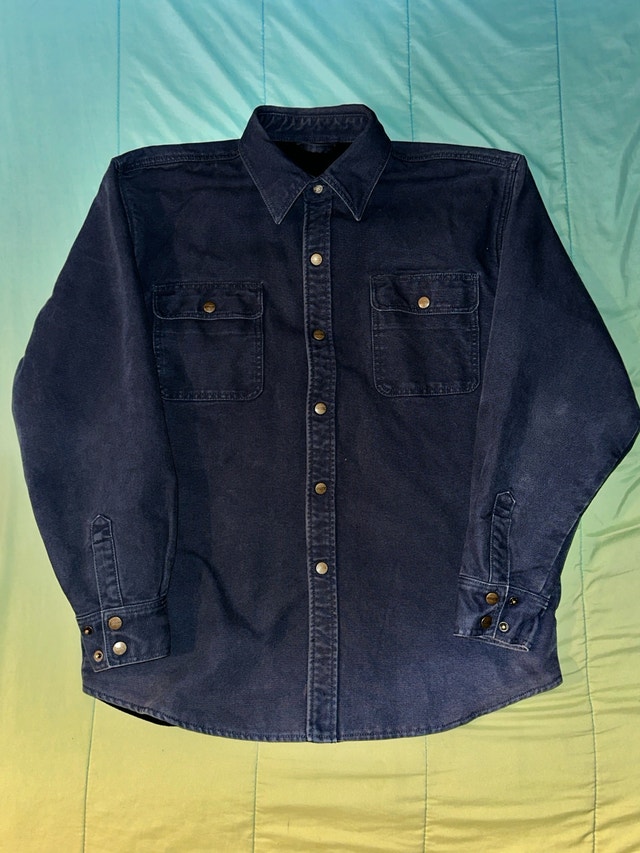 Dakota Fleece Lined Navy Jacket - M/L