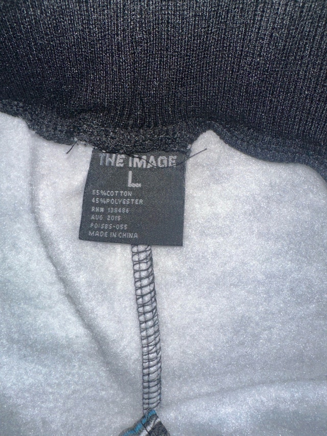 Geometric Print Fleece Jogger Sweatpants - Size Large - photo 4
