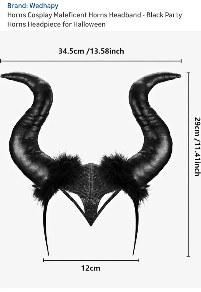 Maleficent Horns Headband