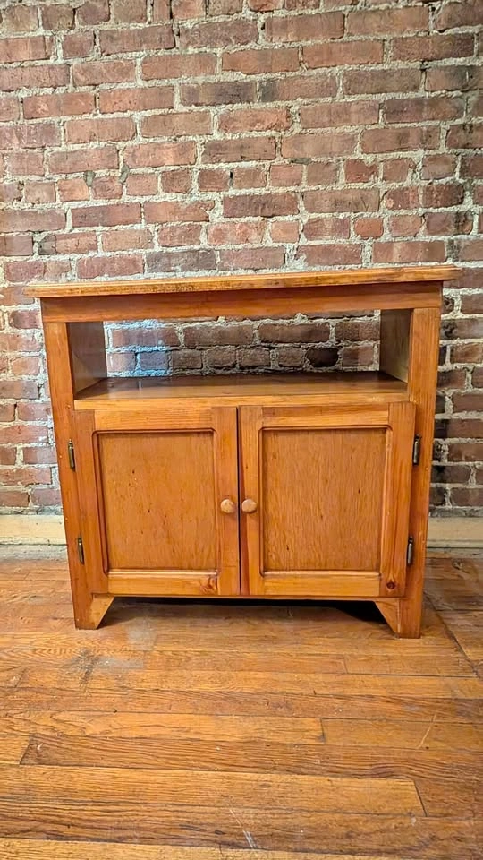 Solid wood TV stand/media cabinet