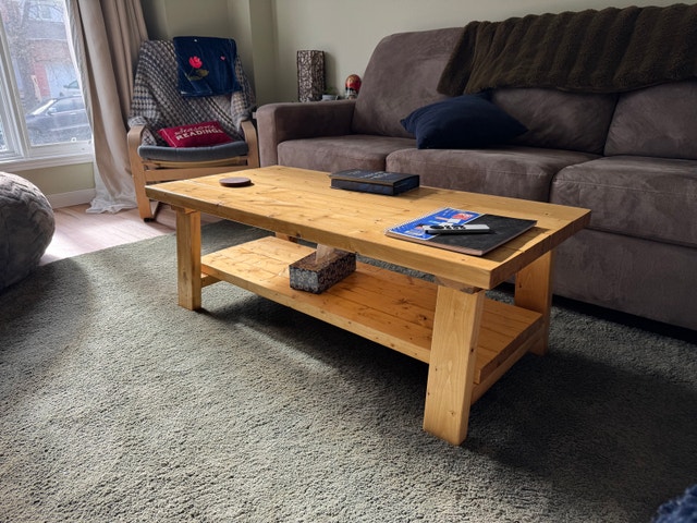 Handmade Solid Wood Coffee Table